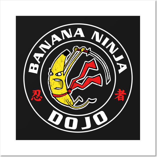 Banana Ninja Dojo Wall Art by Braden4C